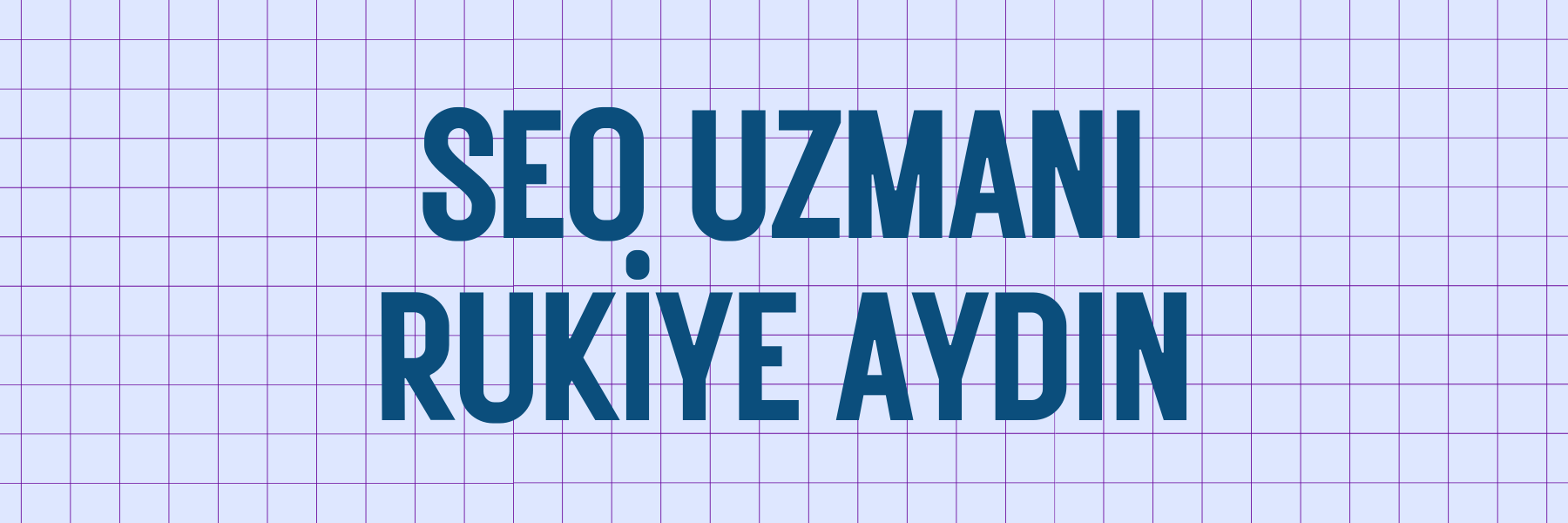 SEO Uzmanı - Rukiye Aydın ile Arama Motorlarında Zirveye